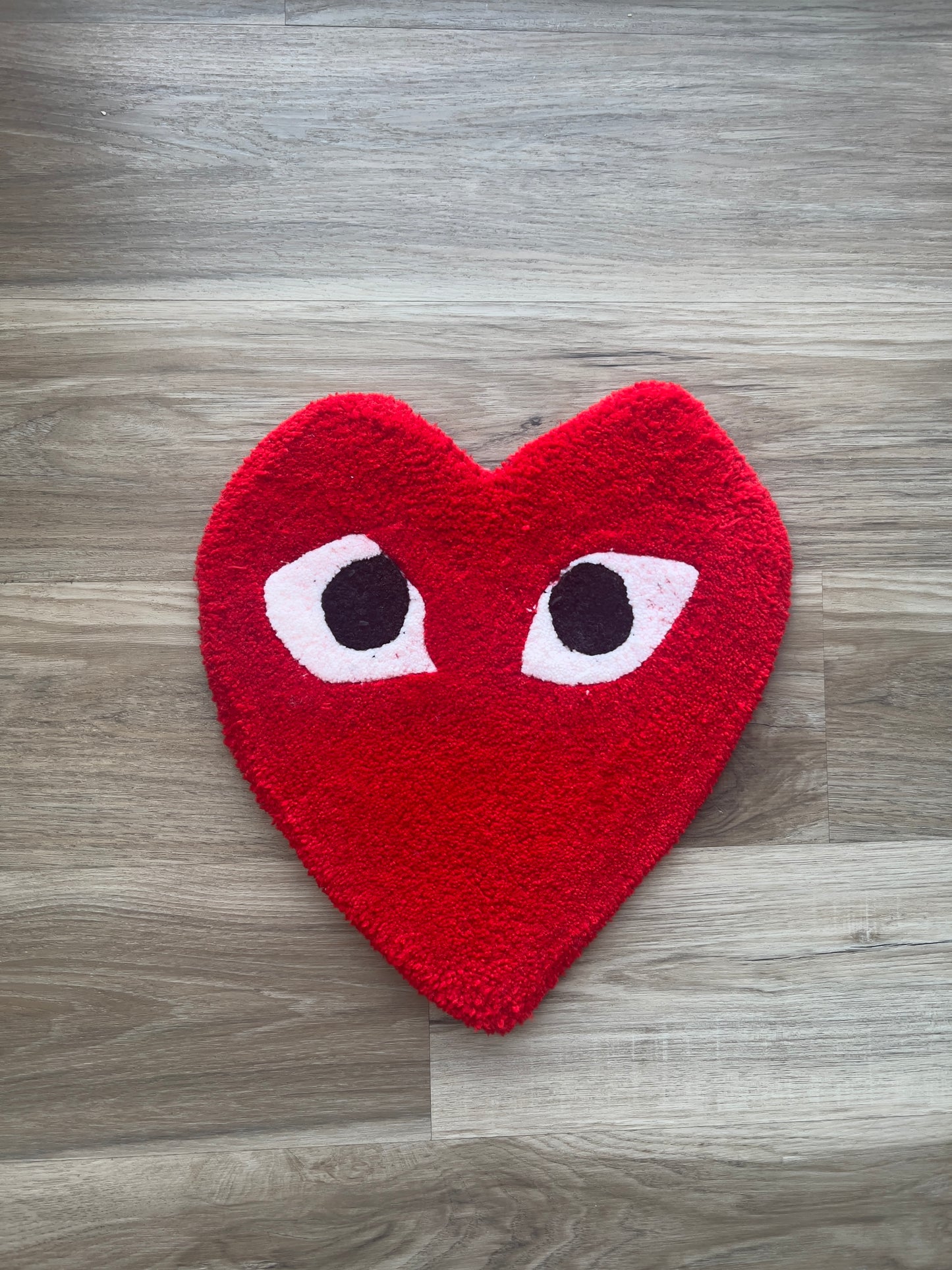 RED HEART RUG