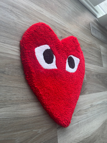 RED HEART RUG